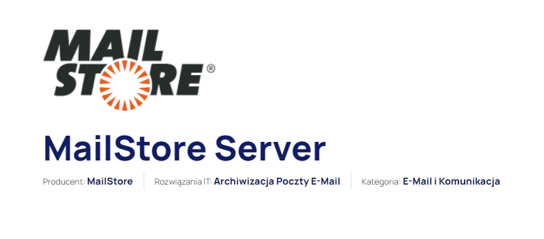 MailStore Server Info
